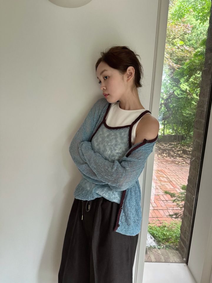 MARE韓國直郵女裝新品職業熱賣人氣吊帶背心不含內搭圍巾MARE吊帶/背心