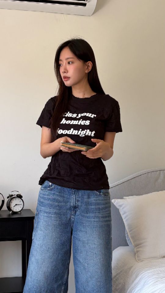 HEY/TO SEWING韓國東大門直郵女裝新款人氣熱賣T恤印花BY HEY/TO SEWINGT恤
