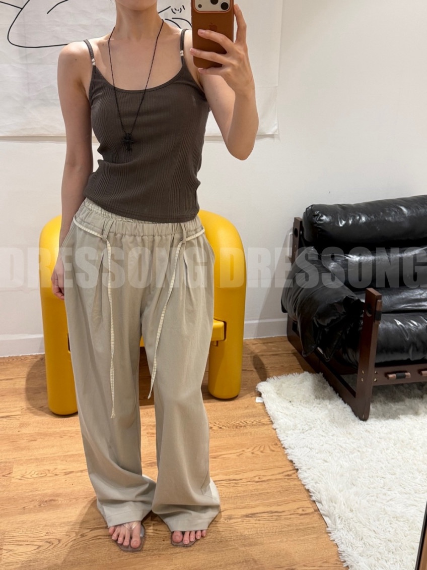 AMOOD韓國直郵實拍女裝新款26夏季職業人氣26春夏吊帶背心AMOOD吊帶/背心