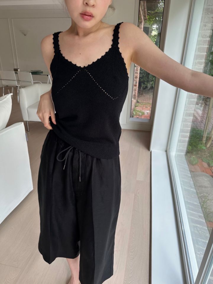 MARE韓國直郵女士新品26春夏職業休閑吊帶背心吊帶裙亞麻絨MARE吊帶/背心