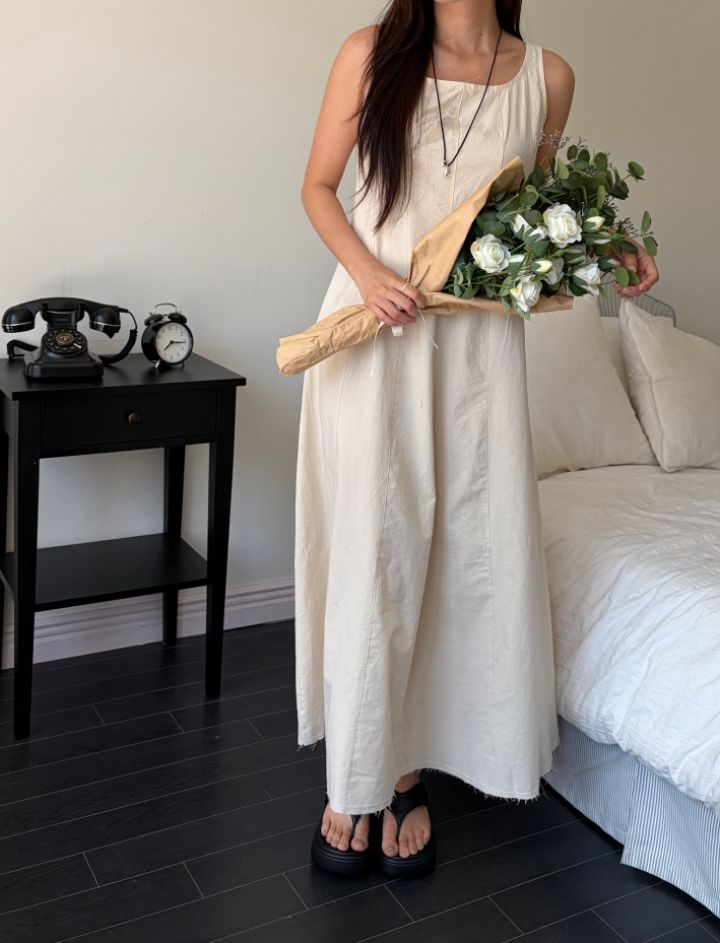 HEY/TO SEWING韓國直郵實拍女裝新款26夏季連衣裙亞麻布BY HEY/TO SEWING連衣裙圖色2