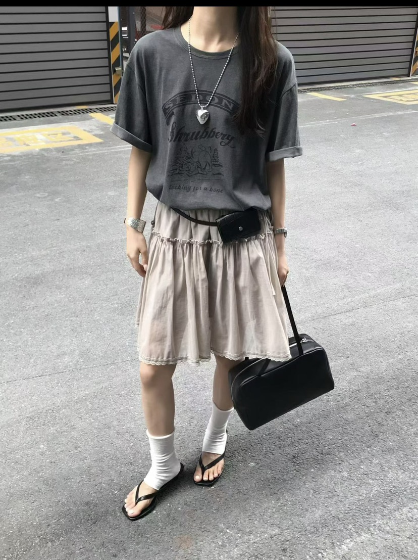 T STOR-티스토리-OT韓國直郵女裝新款26夏季半身裙中短裙T STOR-2件起半身裙/中短裙