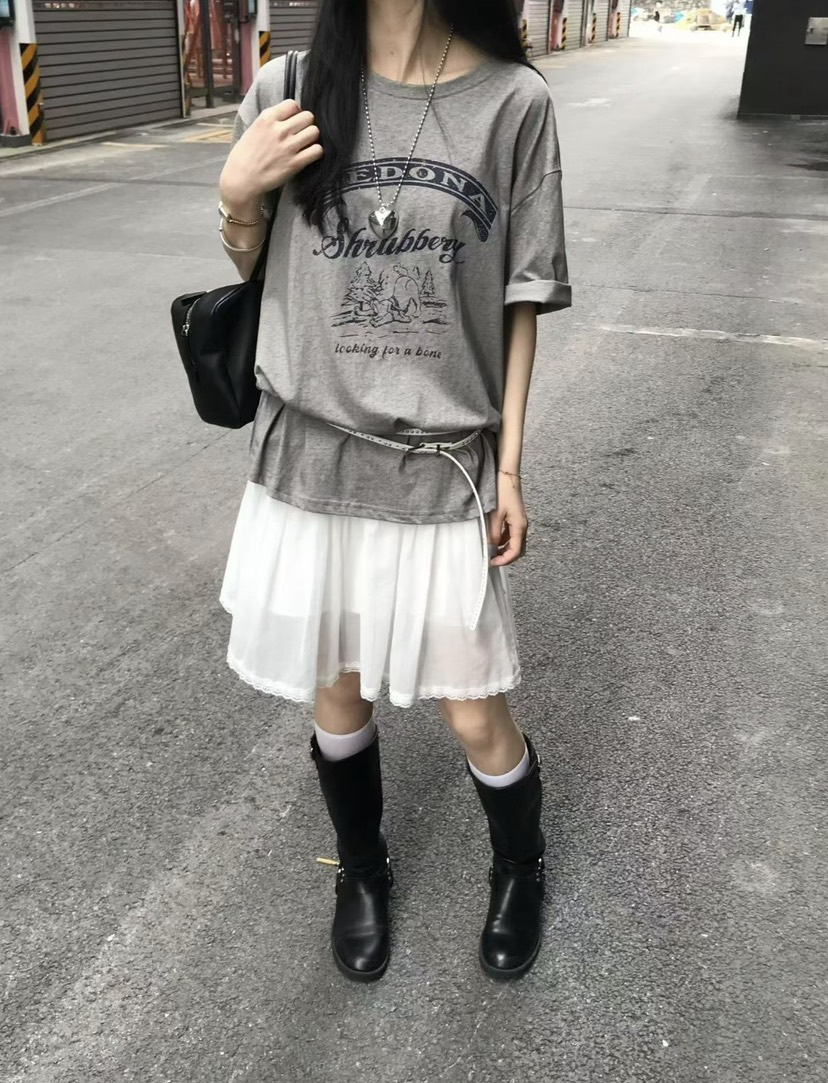 T STOR-티스토리-OT韓國直郵女裝新款26夏季半身裙中短裙T STOR-2件起半身裙/中短裙圖色2