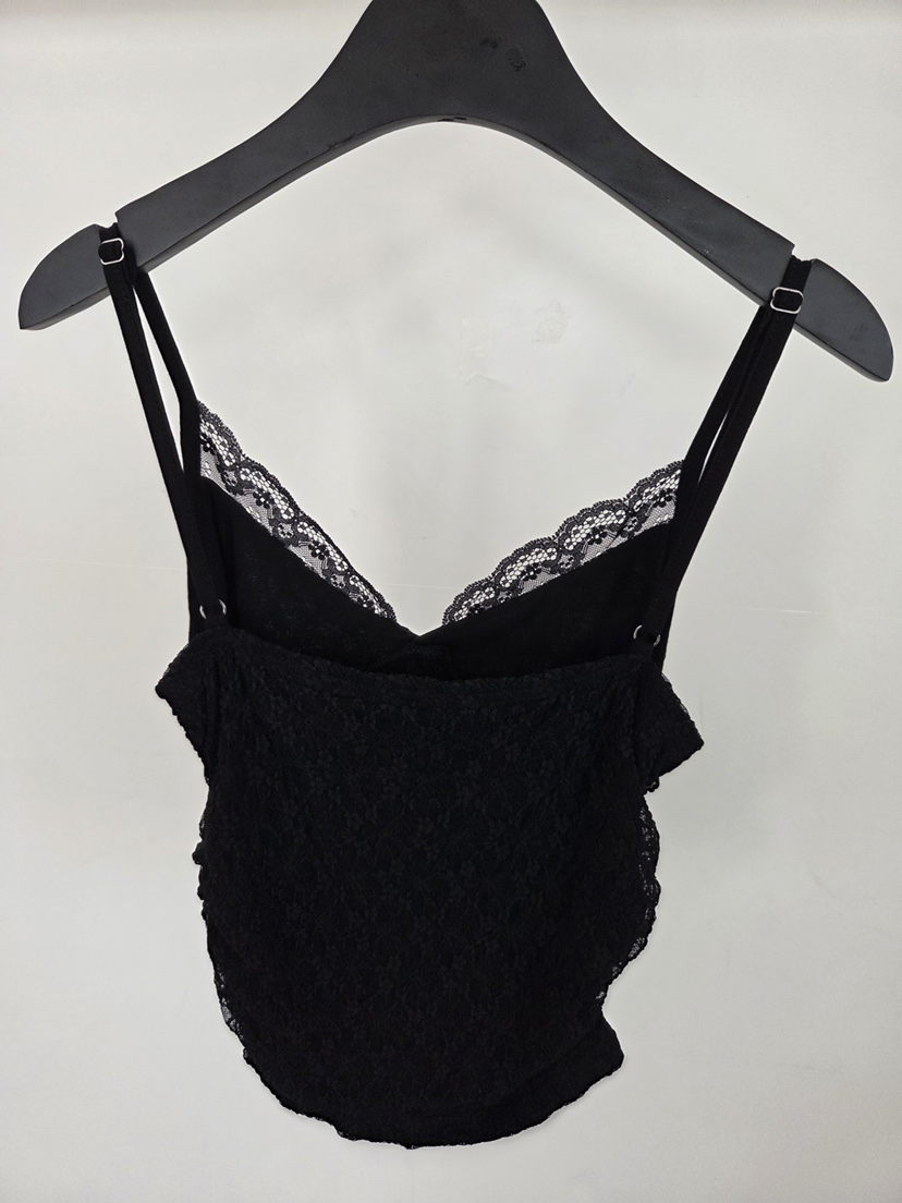 VERANDA韓國東大門直郵女士新品人氣26夏季休閑吊帶背心蕾絲VERANDA吊帶/背心