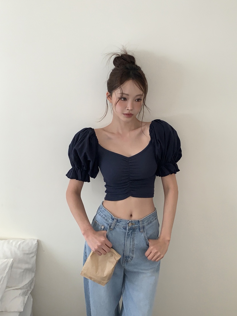 VERANDA韓國直郵實拍女裝新款推薦時尚26夏季人氣襯衫蕾絲衫VERANDA襯衫/蕾絲衫