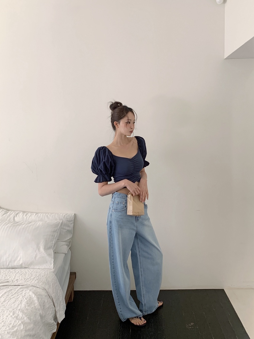 VERANDA韓國直郵實拍女裝新款推薦時尚26夏季人氣襯衫蕾絲衫VERANDA襯衫/蕾絲衫