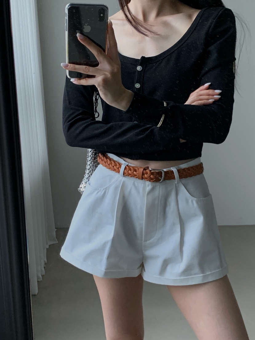 VERANDA東大門實拍韓國女士新品推薦26春夏職業時尚26夏季短褲VERANDA短褲