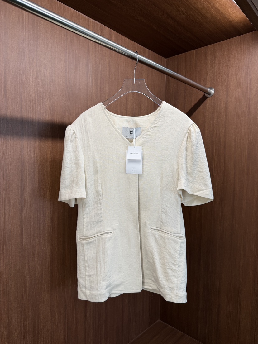OURWAVE/OUR ROOM韓國代購女士新品26夏季人氣夾克亞麻絨Our Wave/Our Room夾克圖色1