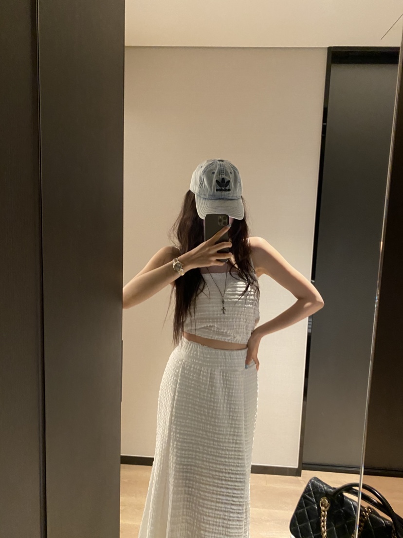 FOUREIGHT東大門實拍韓國女裝新品人氣時尚職業26夏季長裙FOUR EIGHT長裙