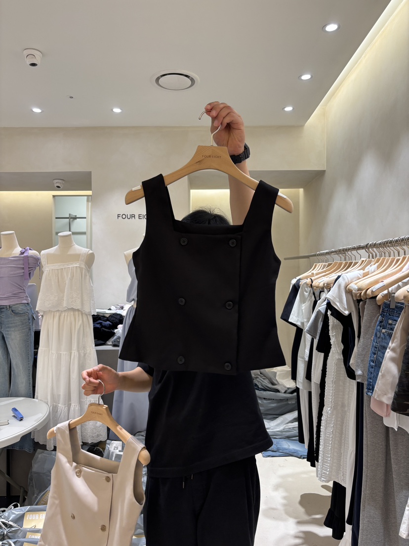 FOUREIGHT韓國東大門代購女裝新品熱賣推薦時尚職業吊帶背心FOUR EIGHT吊帶/背心圖色2