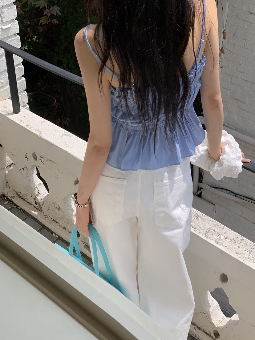 OURWAVE/OUR ROOM韓國直郵女士新品職業時尚26夏季吊帶背心Our Wave/Our Room吊帶/背心