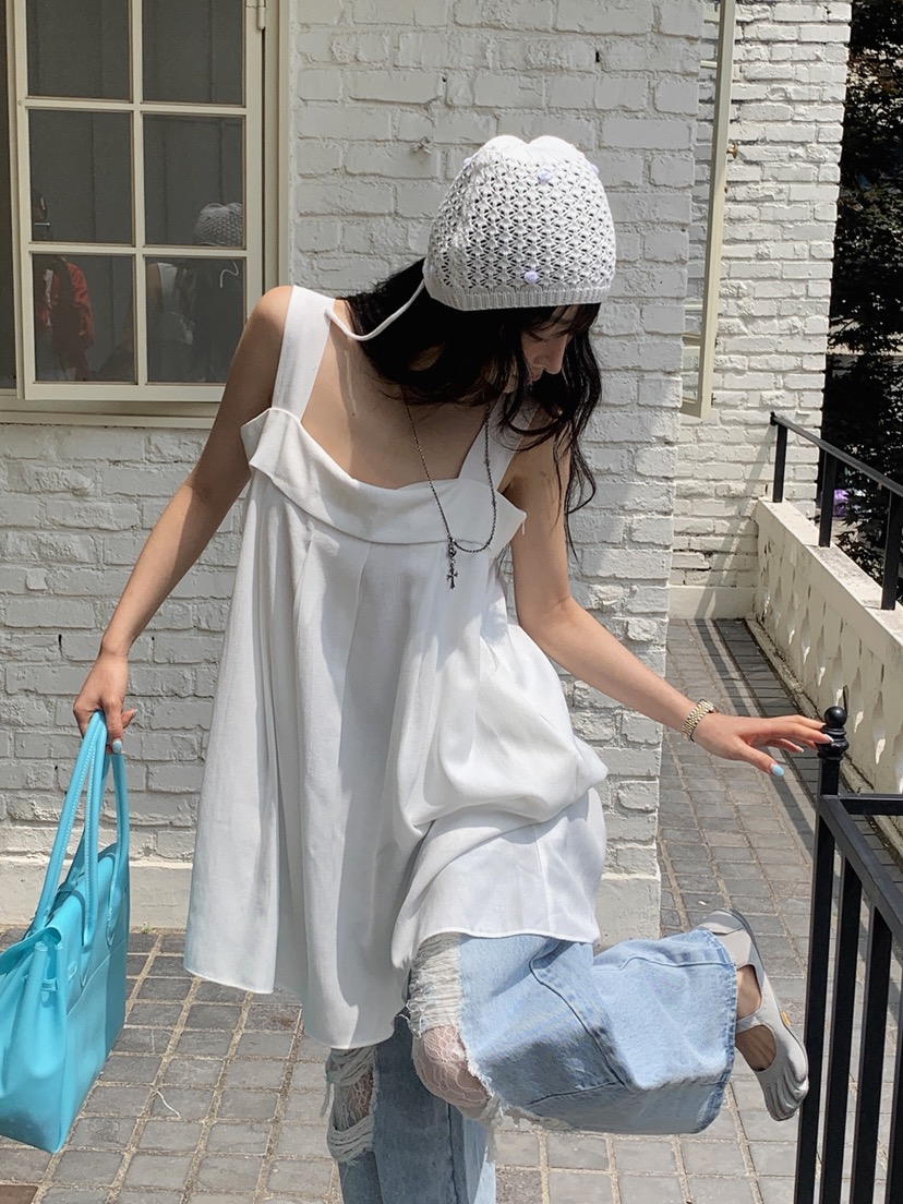 OURWAVE/OUR ROOM韓國東大門直郵女士新品26夏季連衣裙Our Wave/Our Room連衣裙