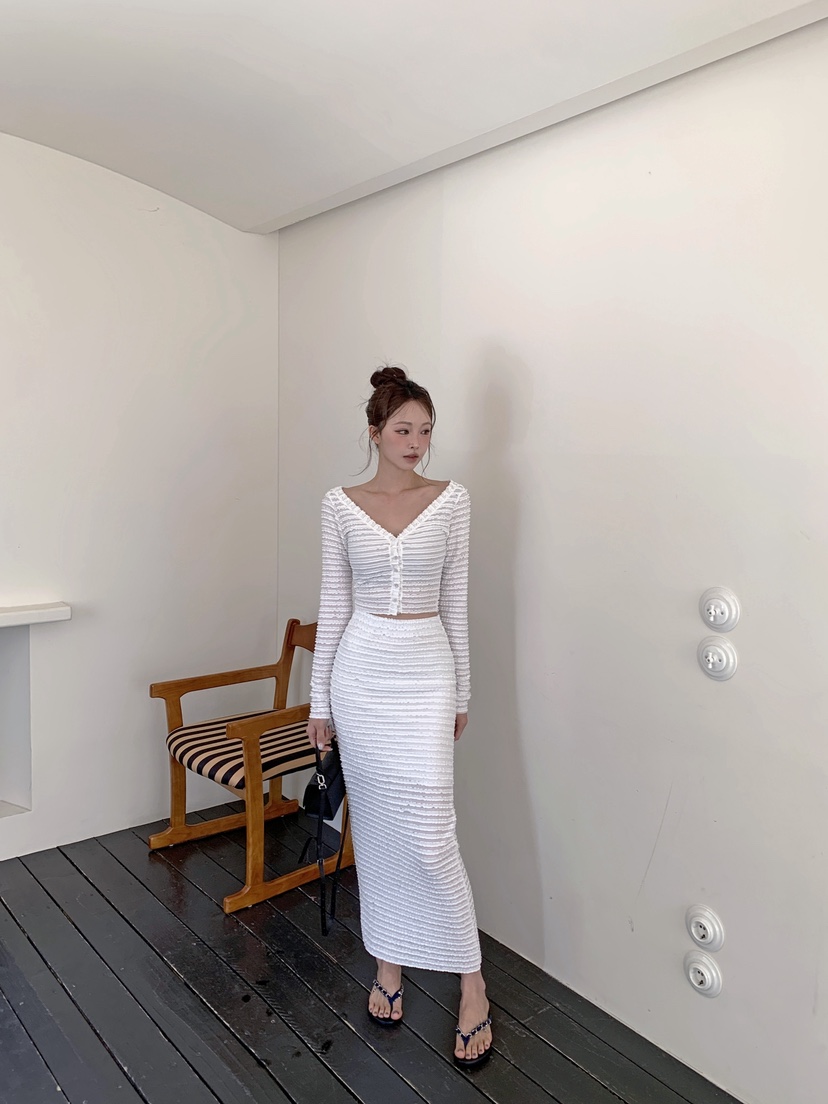 VERANDA韓國東大門直郵女士新品休閑推薦開衫荷葉邊層疊開衫VERANDA開衫
