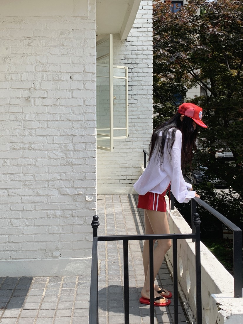 OURWAVE/OUR ROOM韓國直郵女士新品熱賣襯衫蕾絲衫透明Our Wave/Our Room襯衫/蕾絲衫