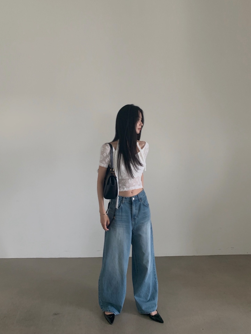 VERANDA韓國直郵女士新品26夏季熱賣26春夏時尚T恤含脖帶VERANDAT恤