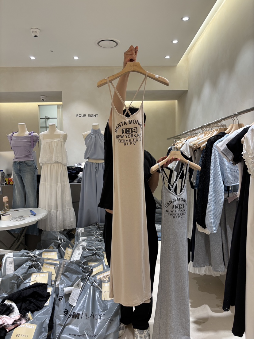 FOUREIGHT韓國代購女裝新品26夏季職業休閑26春夏人氣連衣裙FOUR EIGHT連衣裙圖色1