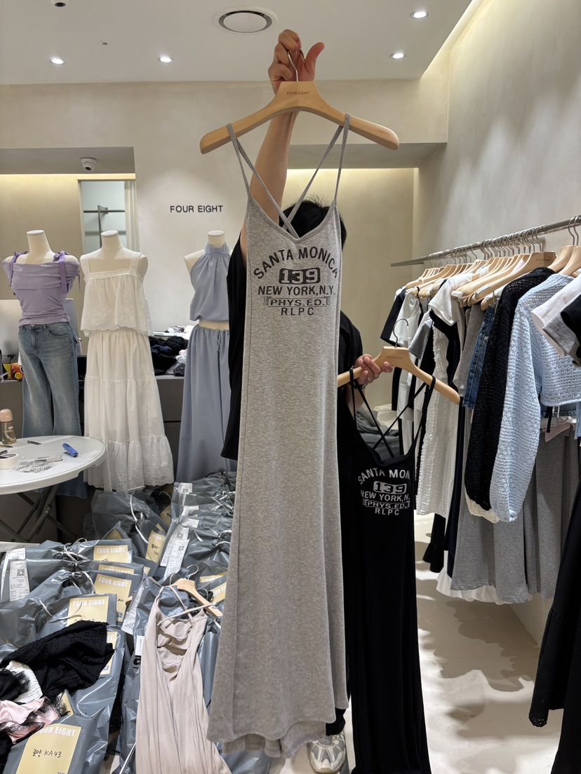 FOUREIGHT韓國代購女裝新品26夏季職業休閑26春夏人氣連衣裙FOUR EIGHT連衣裙圖色2