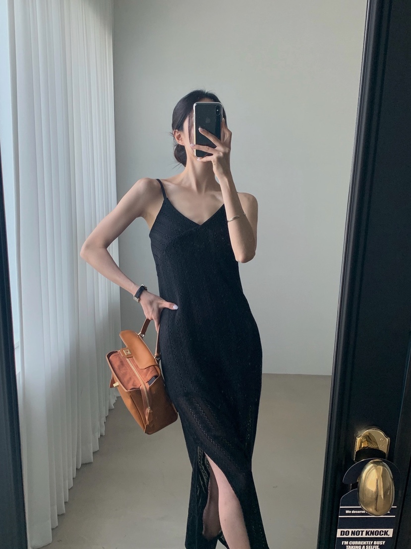 VERANDA韓國直郵實拍女士新品26夏季職業推薦熱賣連衣裙蕾絲VERANDA連衣裙