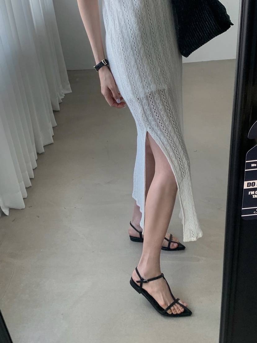 VERANDA韓國直郵實拍女士新品26夏季職業推薦熱賣連衣裙蕾絲VERANDA連衣裙