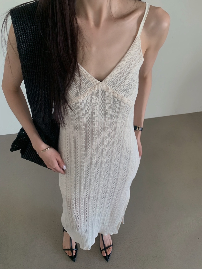 VERANDA韓國直郵實拍女士新品26夏季職業推薦熱賣連衣裙蕾絲VERANDA連衣裙
