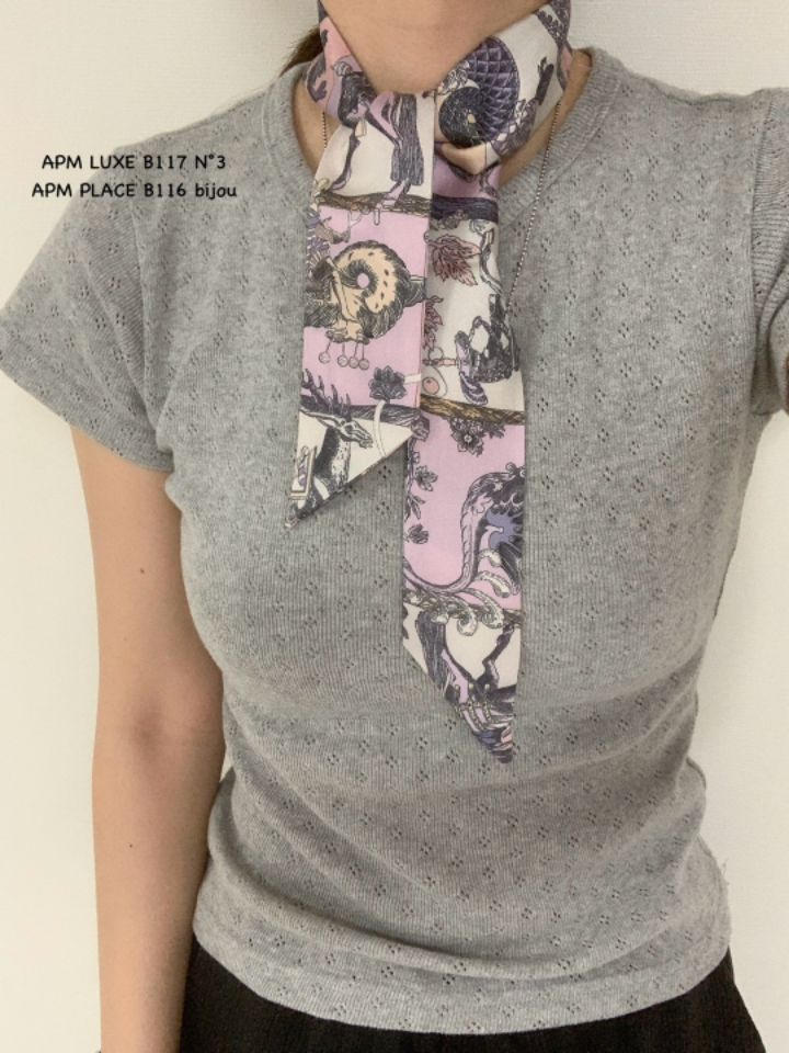 N3韓國代購女裝新款26春夏26夏季熱賣職業時尚圍巾披肩絲綢N3圍巾/披肩