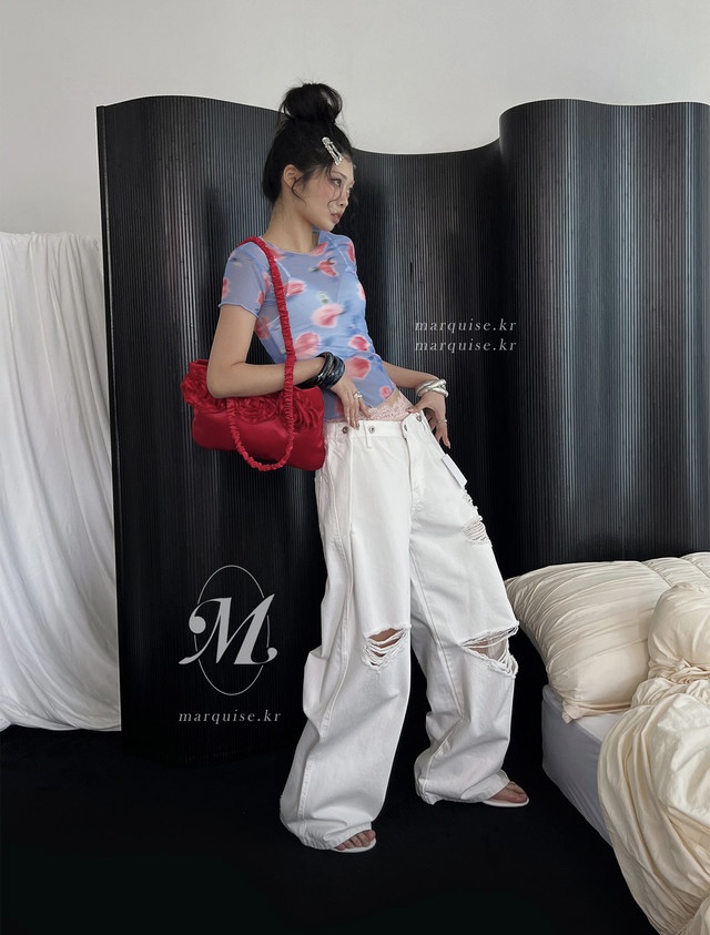 OURWAVE/OUR ROOM韓國東大門代購女裝新品26春夏休閑褲Our Wave/Our Room休閑褲