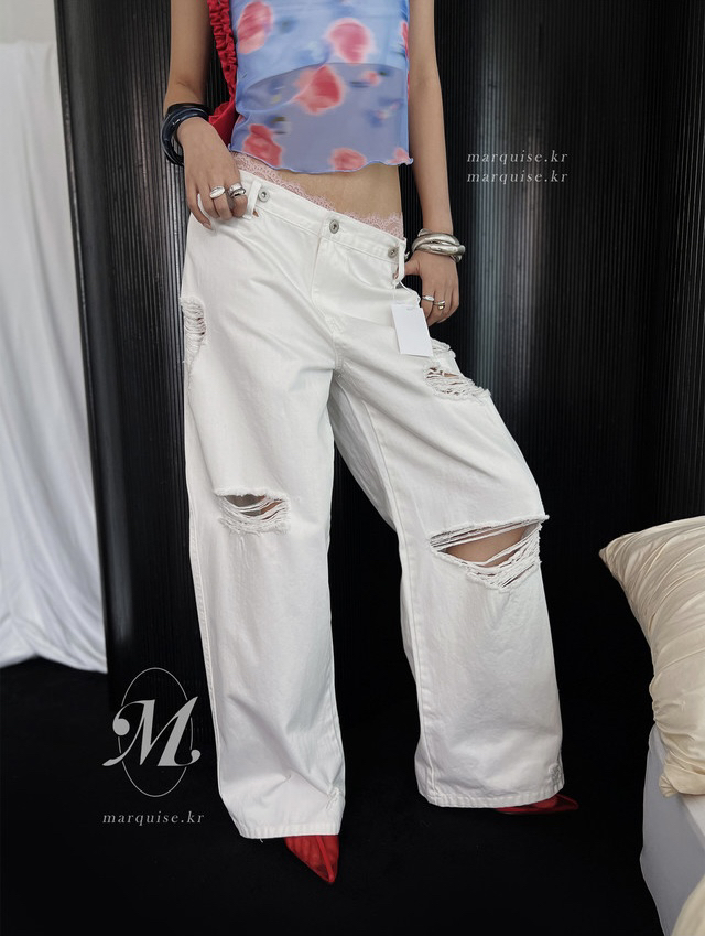 OURWAVE/OUR ROOM韓國東大門代購女裝新品26春夏休閑褲Our Wave/Our Room休閑褲