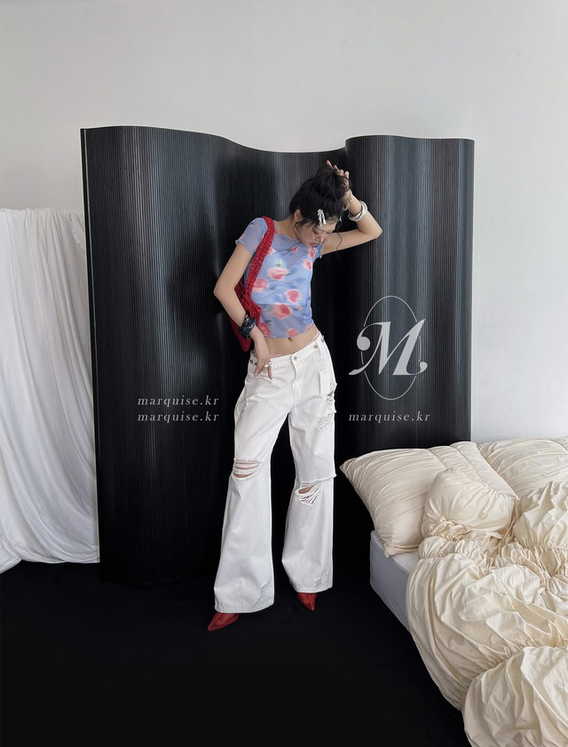 OURWAVE/OUR ROOM韓國東大門代購女裝新品26春夏休閑褲Our Wave/Our Room休閑褲