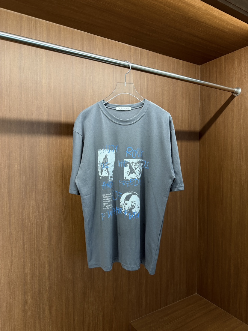 OURWAVE/OUR ROOM韓國代購女士新款休閑時尚26夏季推薦T恤Our Wave/Our RoomT恤圖色3