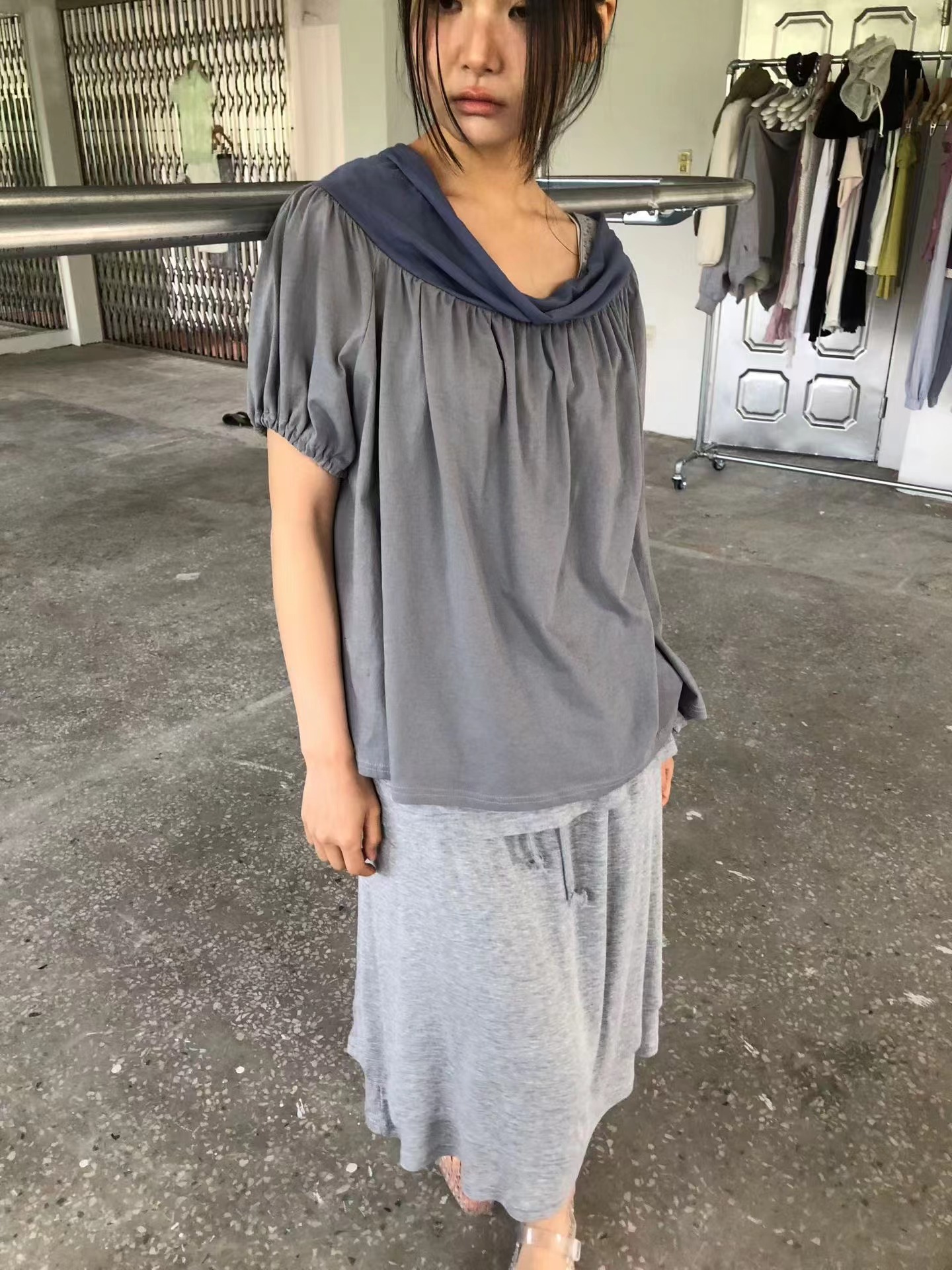FLASH/I LOVE ME韓國東大門直郵女裝新款時尚推薦職業T恤FLASH/I LOVE MET恤