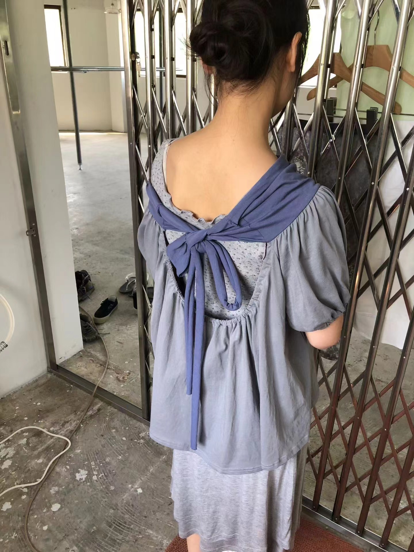 FLASH/I LOVE ME韓國東大門直郵女裝新款時尚推薦職業T恤FLASH/I LOVE MET恤