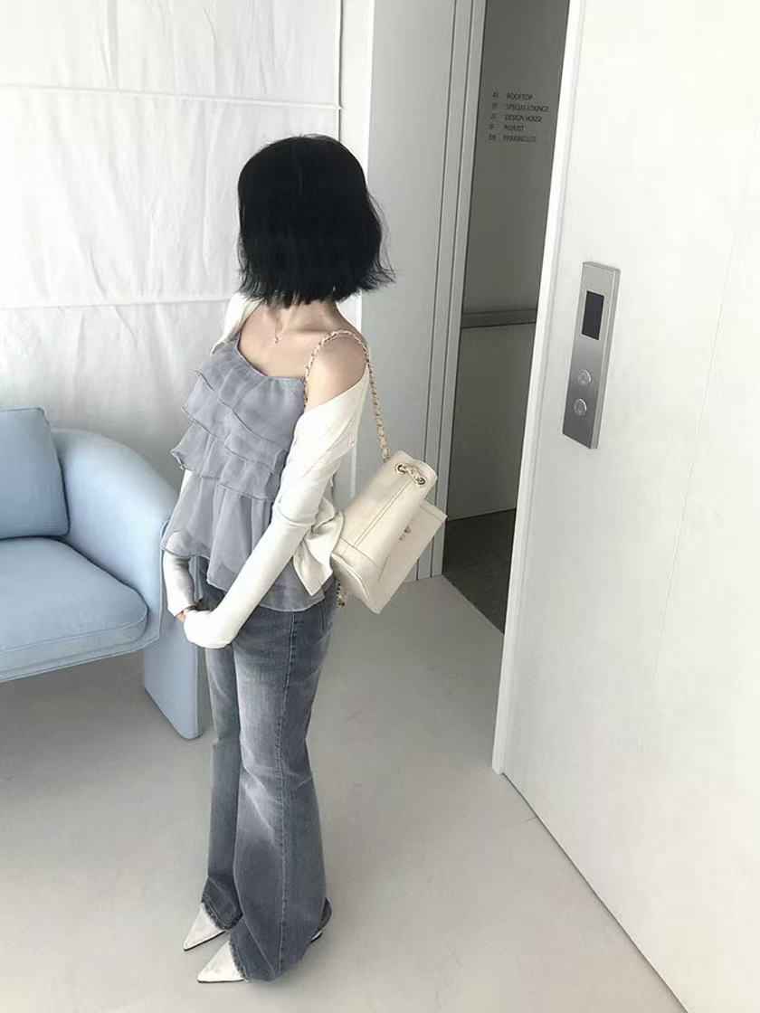 CLEVERGARDEN韓國東大門代購女裝新款熱賣26夏季吊帶背心CLEVERGARDEN吊帶/背心