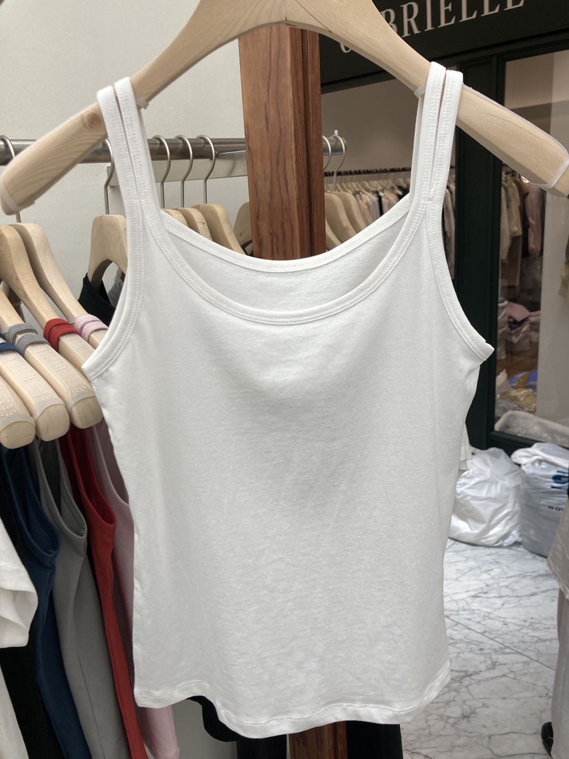 CURVY韓國直郵實拍女士新款26春夏職業熱賣人氣休閑吊帶背心CURVY吊帶/背心圖色1