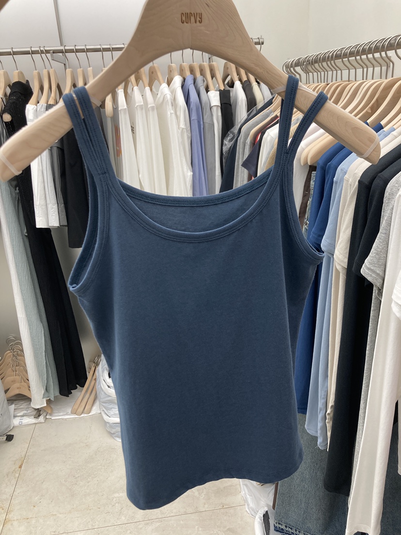CURVY韓國直郵實拍女士新款26春夏職業熱賣人氣休閑吊帶背心CURVY吊帶/背心圖色5