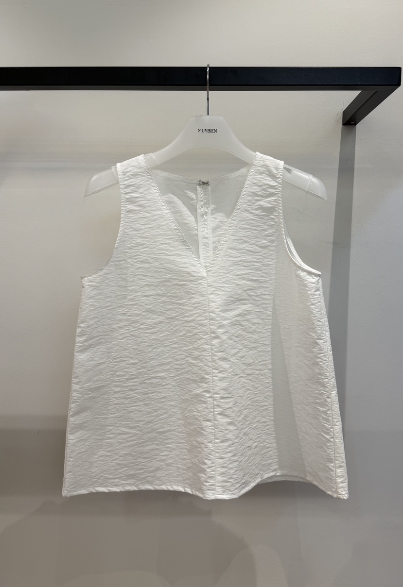 MUYBIEN韓國直郵女士新品時尚人氣休閑熱賣推薦吊帶背心V領MUYBIEN吊帶/背心圖色1