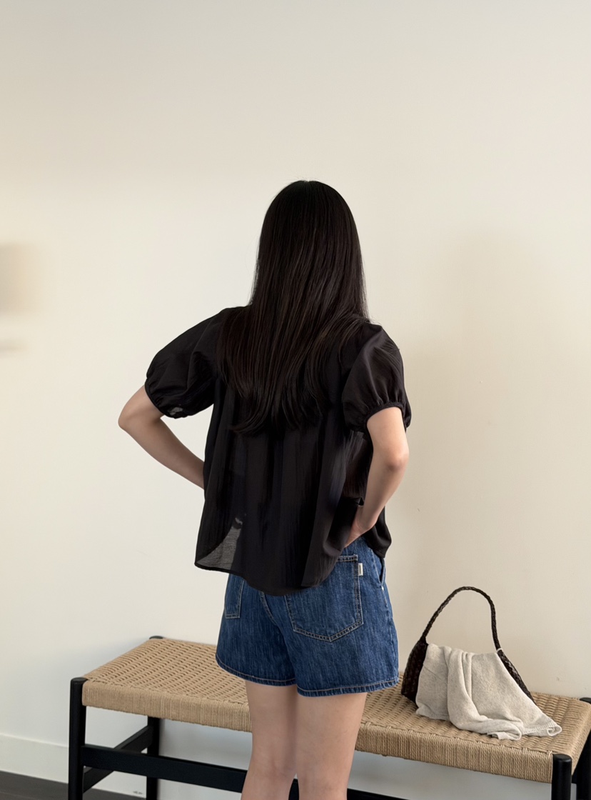 AMY GRACE-A韓國直郵實拍女士新品熱賣26春夏襯衫蕾絲衫AMY GRACE襯衫/蕾絲衫