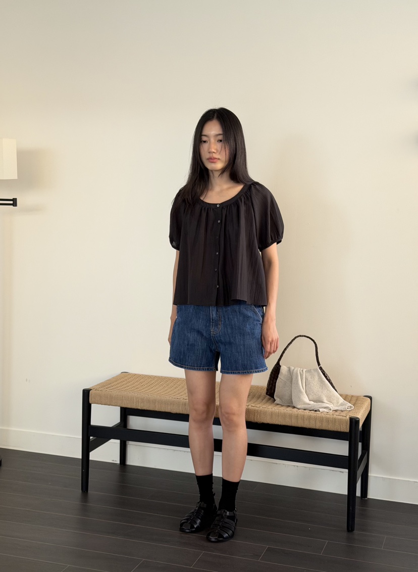AMY GRACE-A韓國直郵實拍女士新品熱賣26春夏襯衫蕾絲衫AMY GRACE襯衫/蕾絲衫