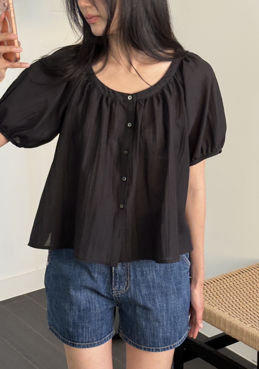 AMY GRACE-A韓國直郵實拍女士新品熱賣26春夏襯衫蕾絲衫AMY GRACE襯衫/蕾絲衫