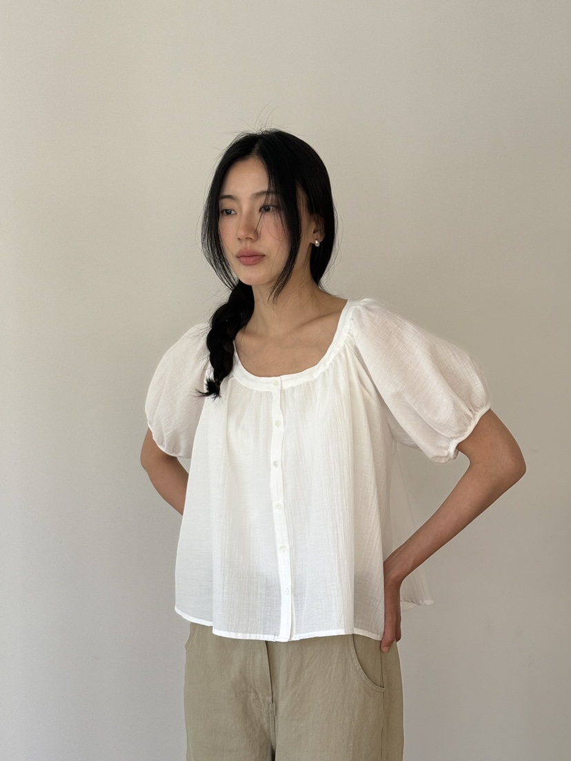 AMY GRACE-A韓國直郵實拍女士新品熱賣26春夏襯衫蕾絲衫AMY GRACE襯衫/蕾絲衫圖色2