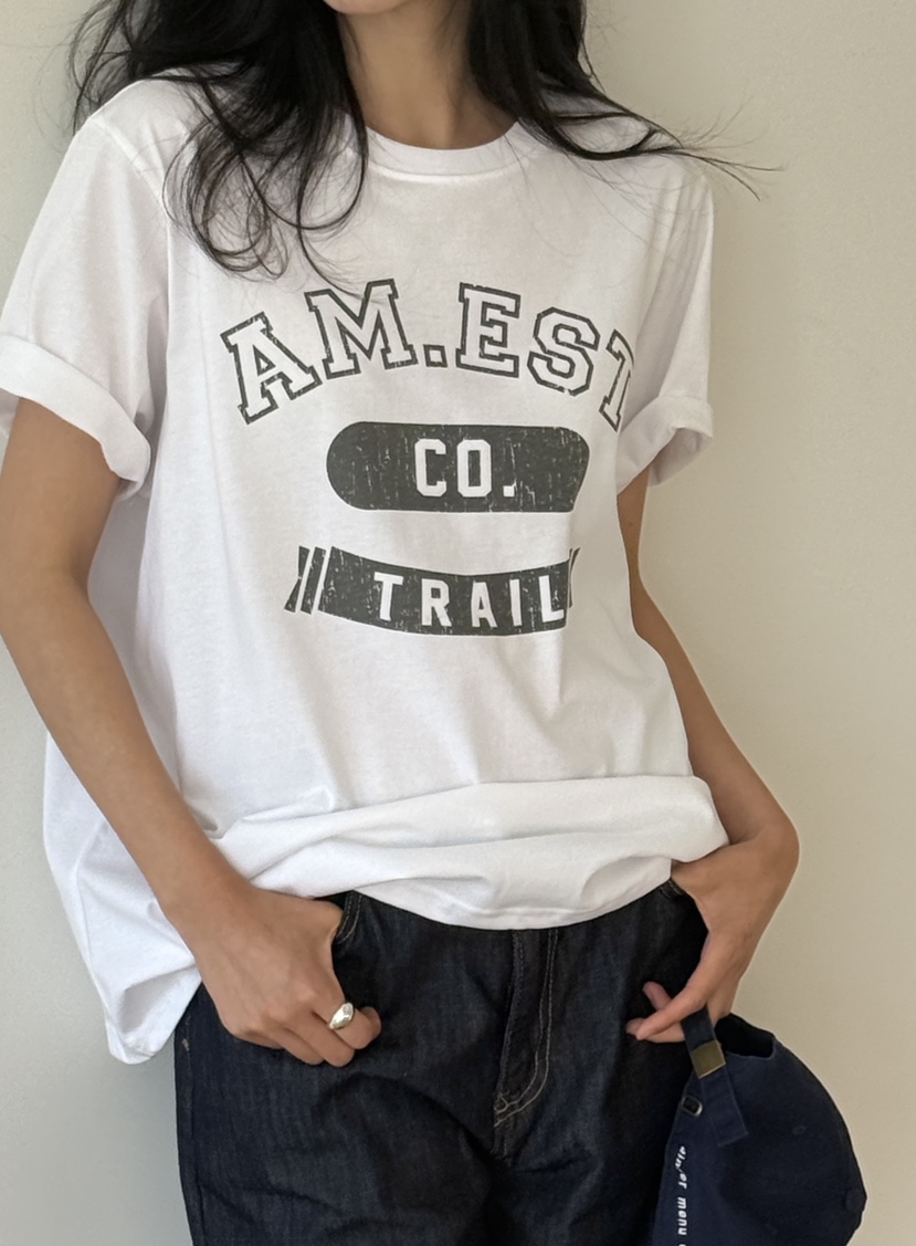 AMY GRACE-A韓國代購女士新品休閑推薦熱賣人氣26春夏T恤AMY GRACET恤