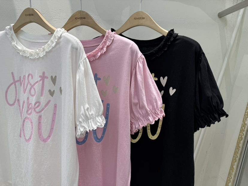 LOVABLE-L韓國代購女士新品休閑人氣職業26夏季26春夏T恤LOVABLE-LT恤
