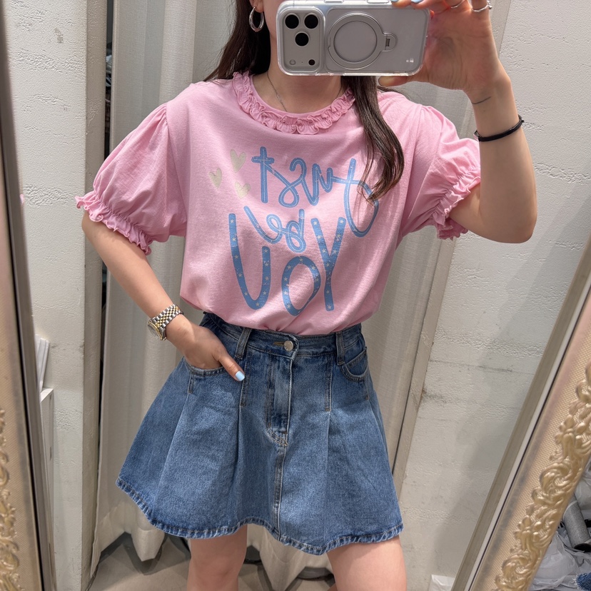 LOVABLE-L韓國代購女士新品休閑人氣職業26夏季26春夏T恤LOVABLE-LT恤