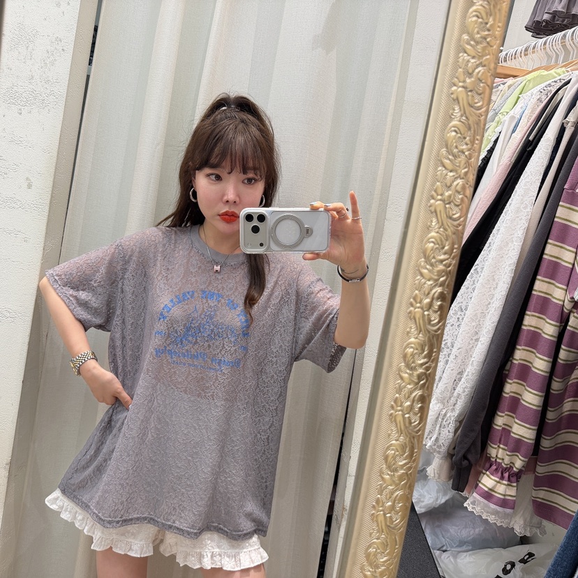 LOVABLE-L韓國東大門代購女士新品26夏季人氣推薦26春夏T恤LOVABLE-LT恤