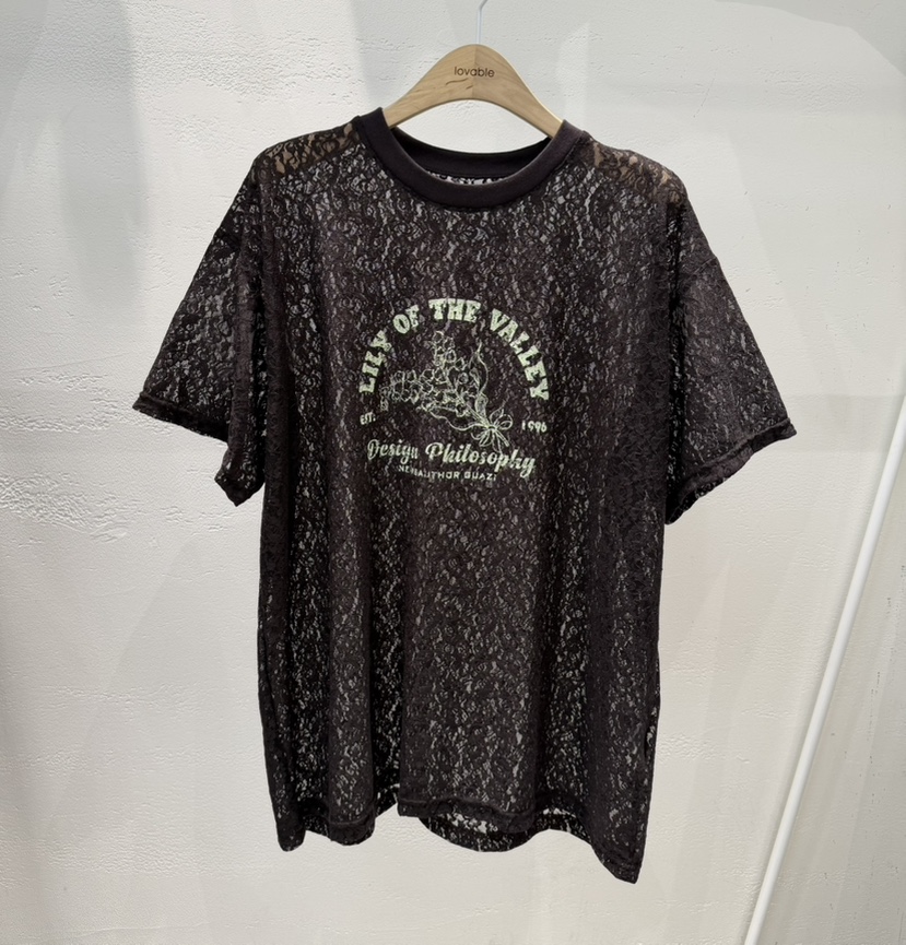 LOVABLE-L韓國東大門代購女士新品26夏季人氣推薦26春夏T恤LOVABLE-LT恤圖色1