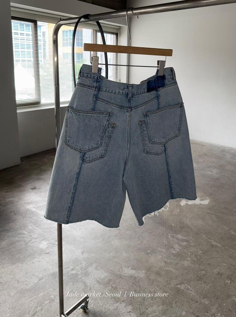 JADEMARKET韓國代購女士新品時尚26夏季休閑短褲不含腰帶JADE SEOUL_MARKET短褲