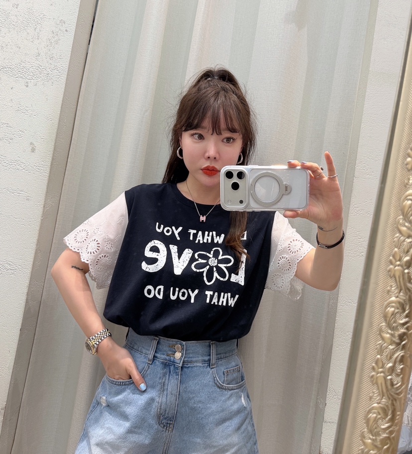 LOVABLE-L韓國東大門直郵女士新品26夏季人氣熱賣職業T恤LOVABLE-LT恤