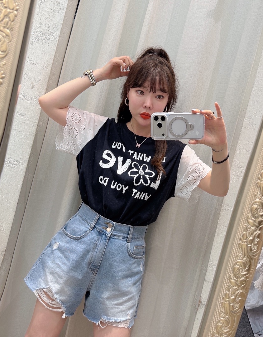 LOVABLE-L韓國東大門直郵女士新品26夏季人氣熱賣職業T恤LOVABLE-LT恤