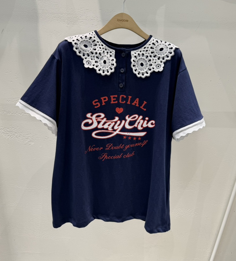 LOVABLE-L韓國東大門直郵女士新款人氣時尚26夏季26春夏T恤LOVABLE-LT恤圖色3