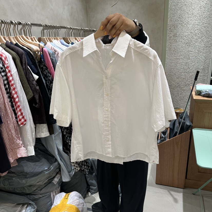 DELI JENNY東大門實拍韓國女士新品職業熱賣推薦襯衫蕾絲衫DELI JENNY襯衫/蕾絲衫圖色1