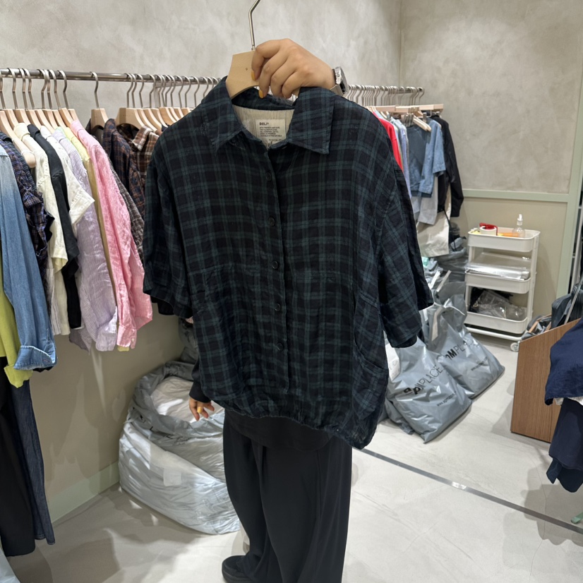 DELI JENNY韓國直郵女士新款休閑26春夏人氣職業襯衫蕾絲衫DELI JENNY襯衫/蕾絲衫圖色3